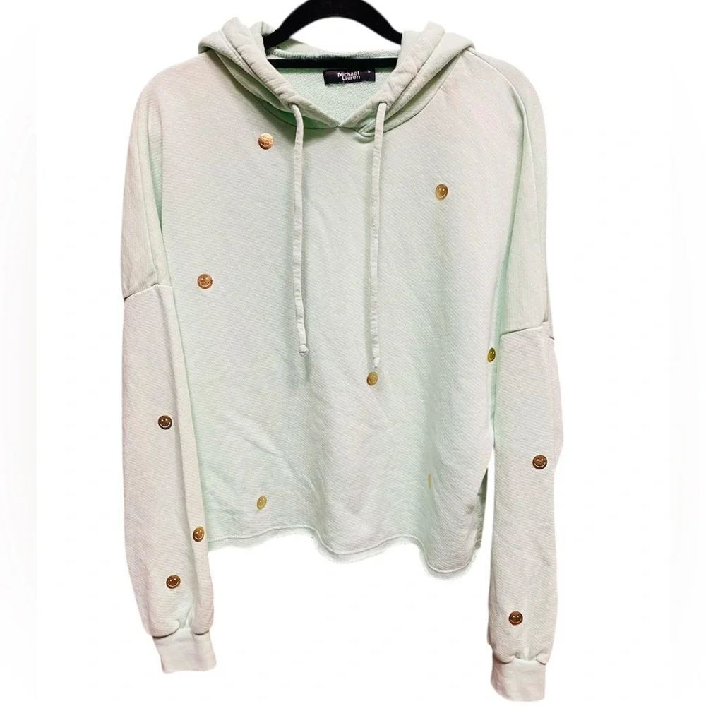 NEW MICHAEL LAUREN HAPPY FACE LOWRY HOODIE - Picture 6 of 8